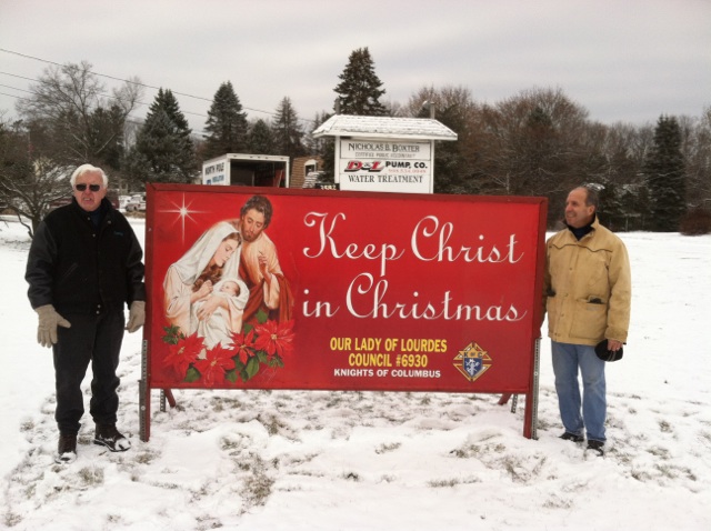 Keep Christ in Christmas Sign 